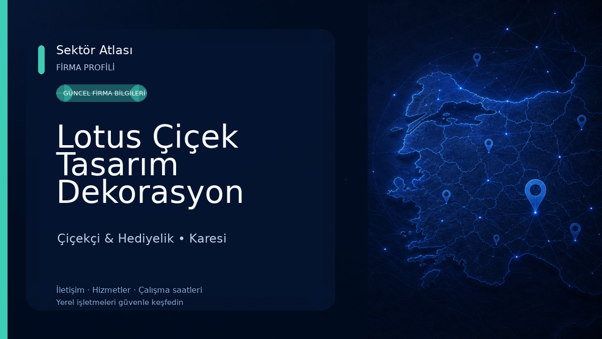 Lotus Çiçek Tasarım Dekorasyon