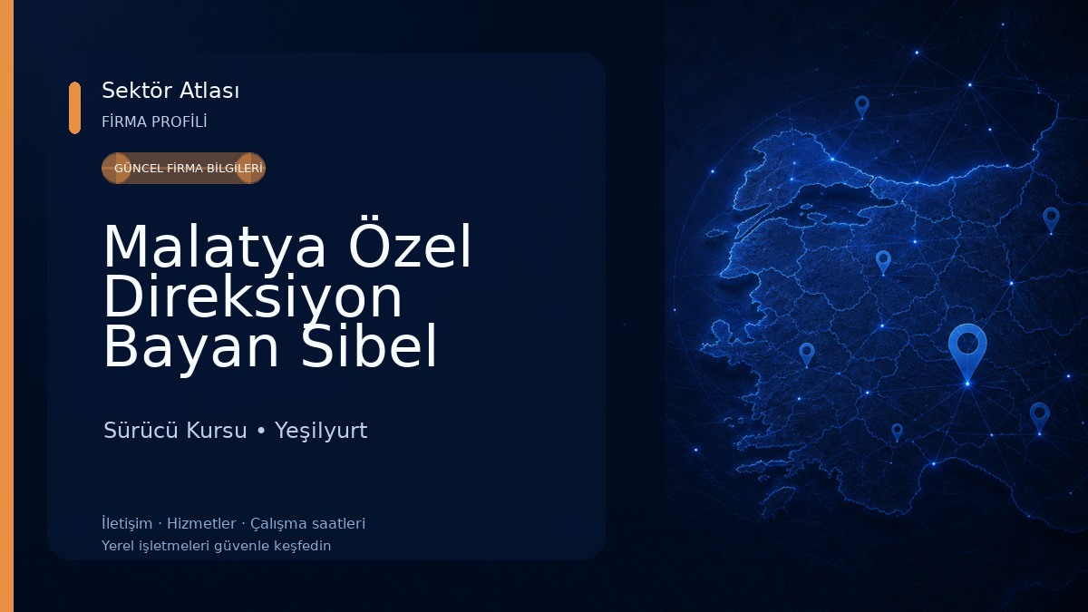 Malatya Özel Direksiyon Bayan Sibel