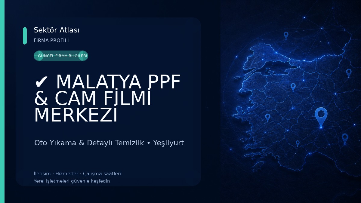 ✔️ MALATYA PPF & CAM FİLMİ MERKEZİ