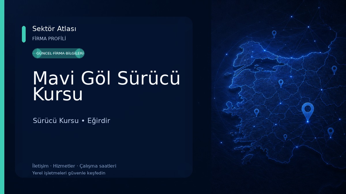 Mavi Göl Sürücü Kursu 