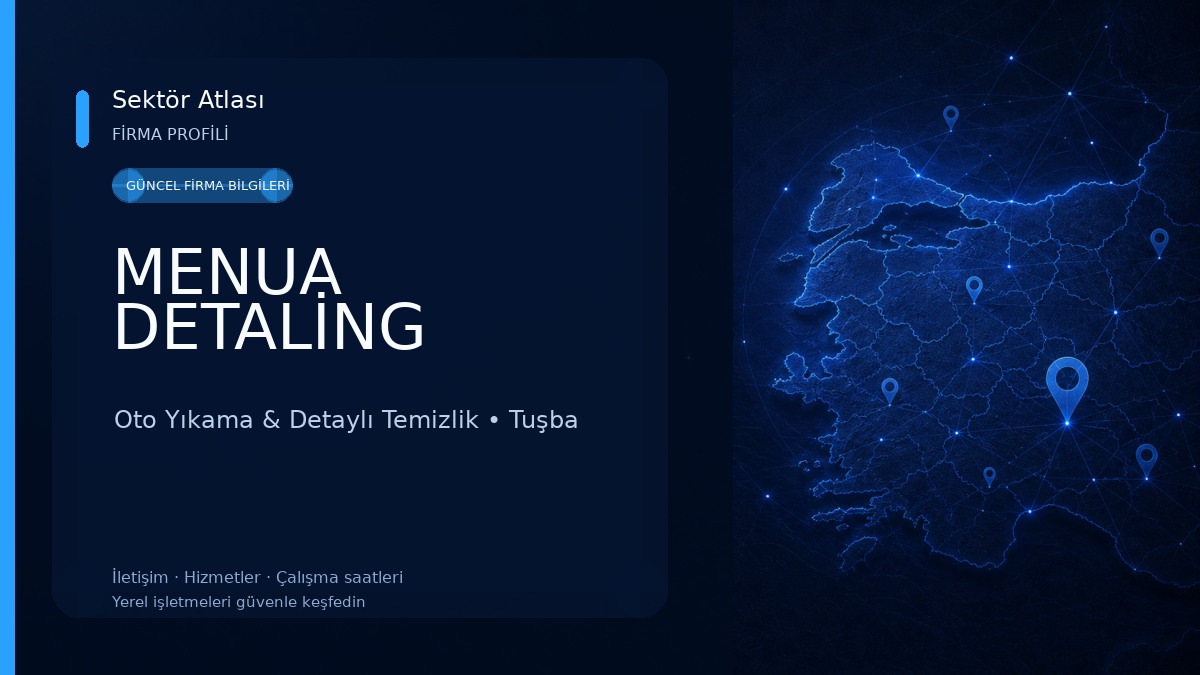 MENUA DETALİNG