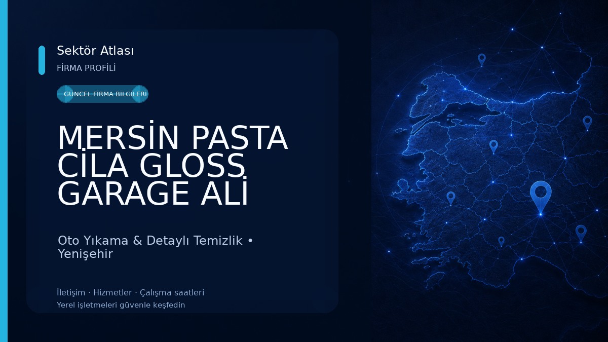 MERSİN PASTA CİLA GLOSS GARAGE ALİ YAVUZ Oto Yıkama & Detaylı Temizlik
