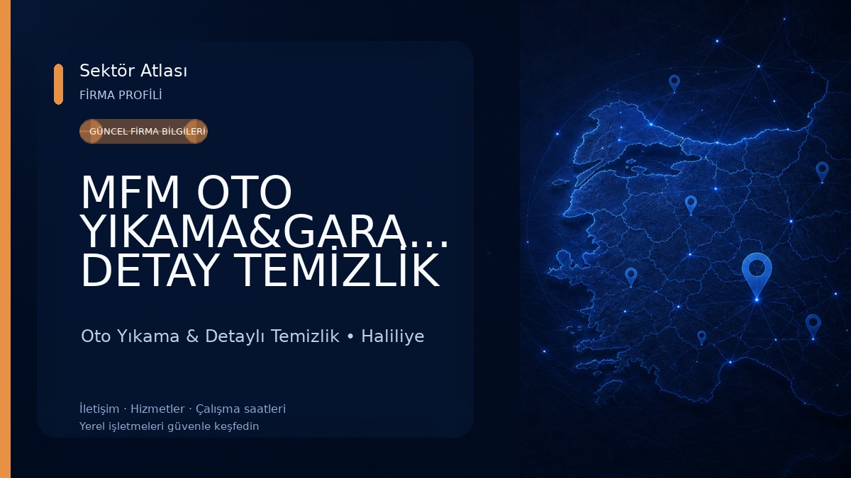 MFM OTO YIKAMA&GARAGE DETAY TEMİZLİK Oto Yıkama & Detaylı Temizlik