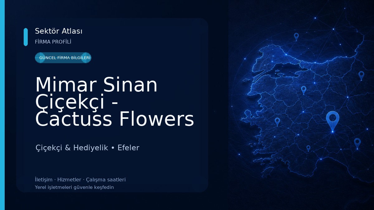 Mimar Sinan Çiçekçi - Cactuss Flowers Çiçekçi & Hediyelik