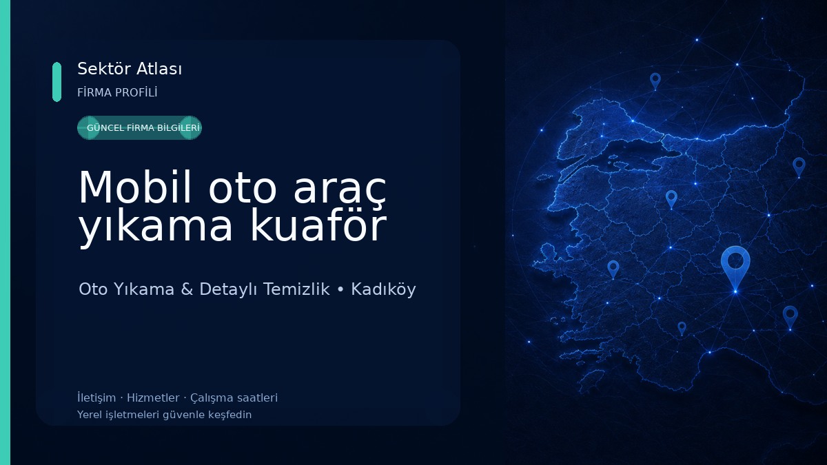 Mobil oto araç yıkama kuaför Oto Yıkama & Detaylı Temizlik