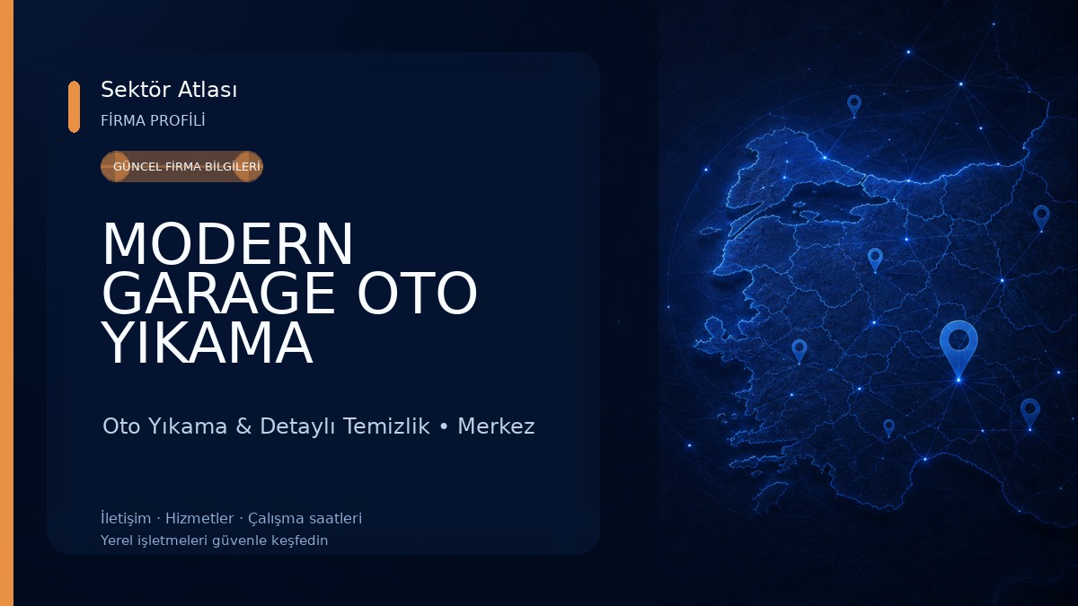 MODERN GARAGE OTO YIKAMA
