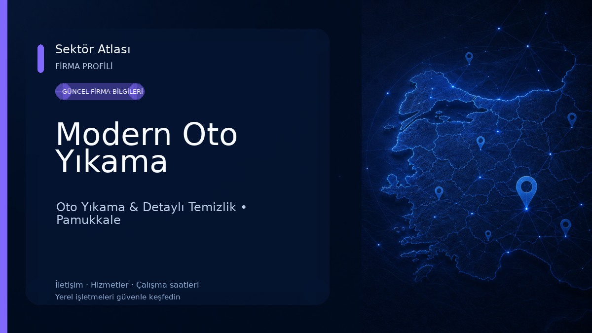 Modern Oto Yıkama