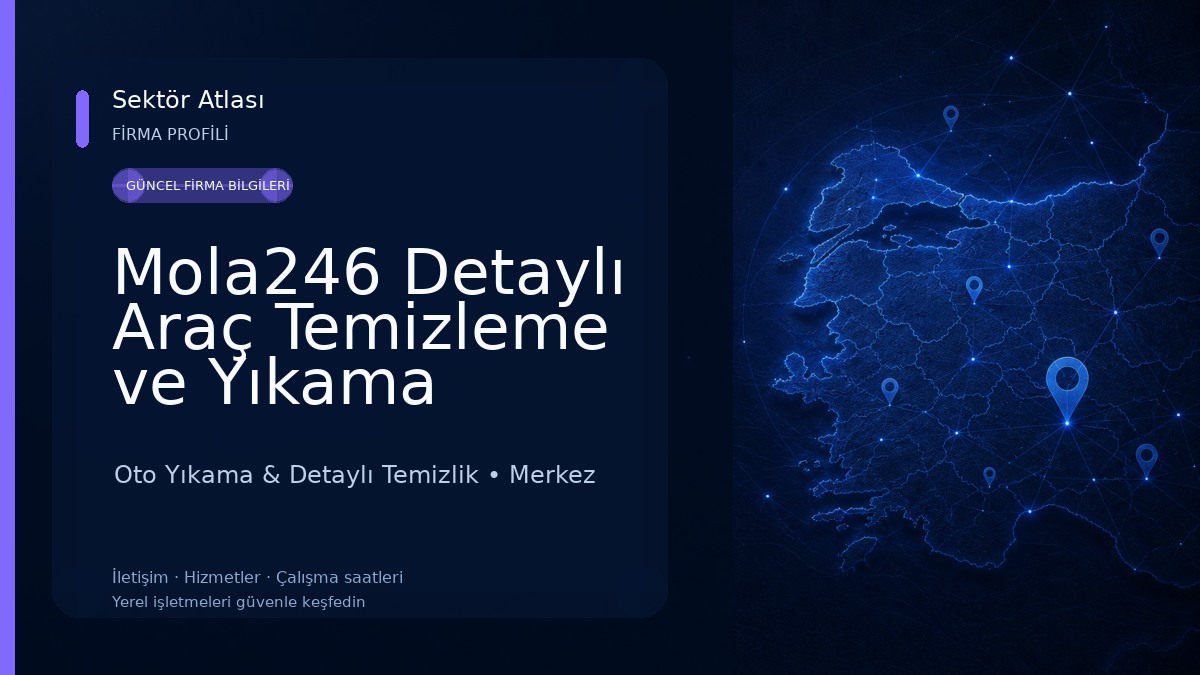 Mola246 Detaylı Araç Temizleme ve Yıkama Oto Yıkama & Detaylı Temizlik