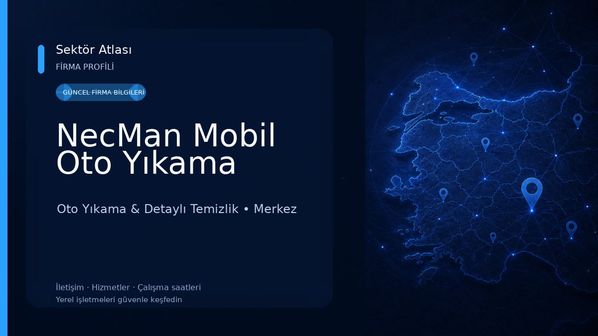 NecMan Mobil Oto Yıkama Oto Yıkama & Detaylı Temizlik