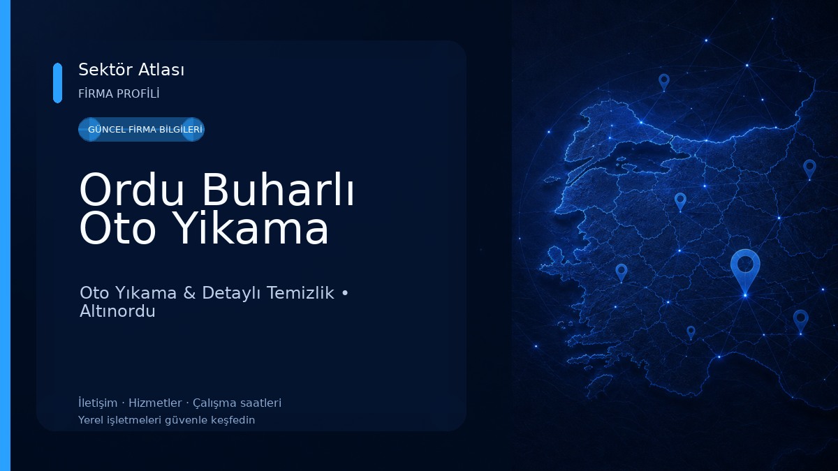 Ordu Buharlı Oto Yikama