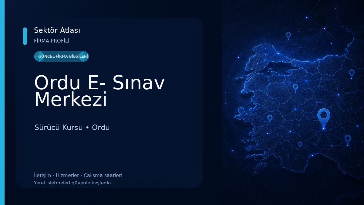 Ordu E- Sınav Merkezi
