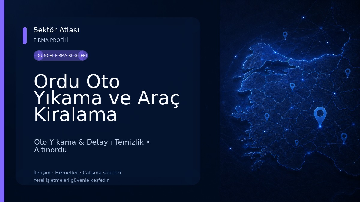 Ordu Oto Yıkama ve Araç Kiralama Consept Car