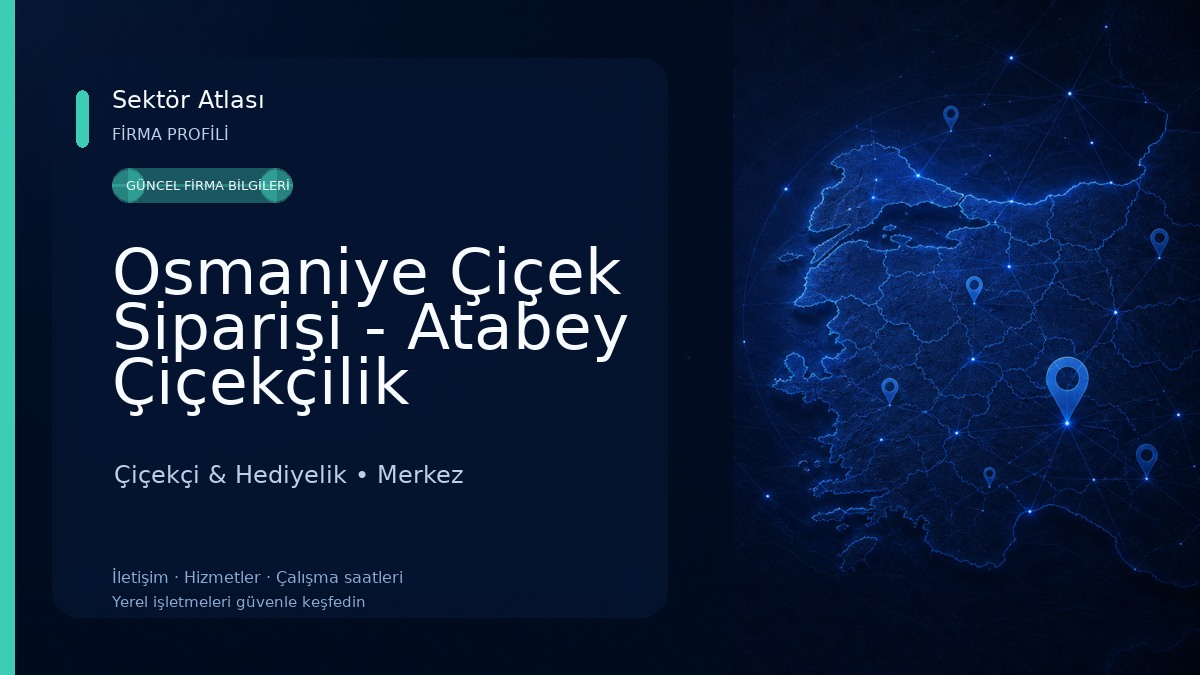Osmaniye Çiçek Siparişi - Atabey Çiçekçilik 