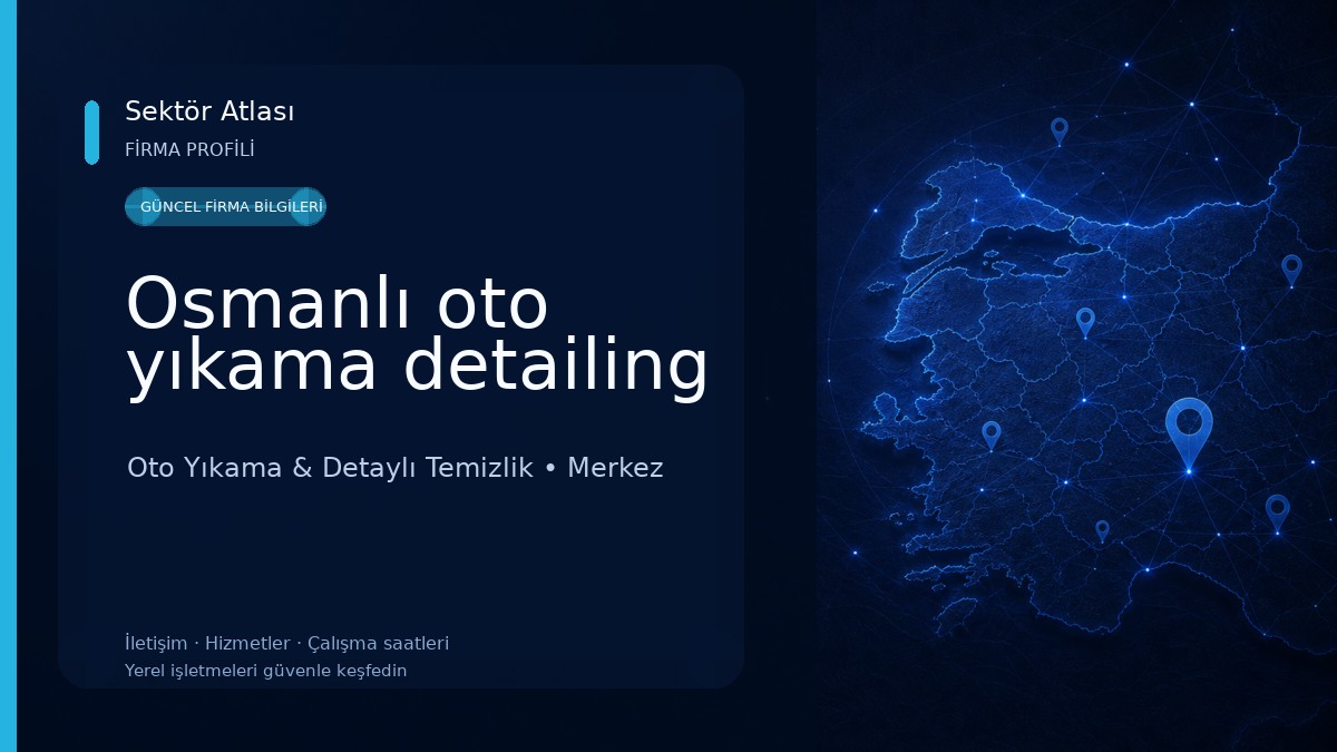 Osmanlı oto yıkama detailing Oto Yıkama & Detaylı Temizlik