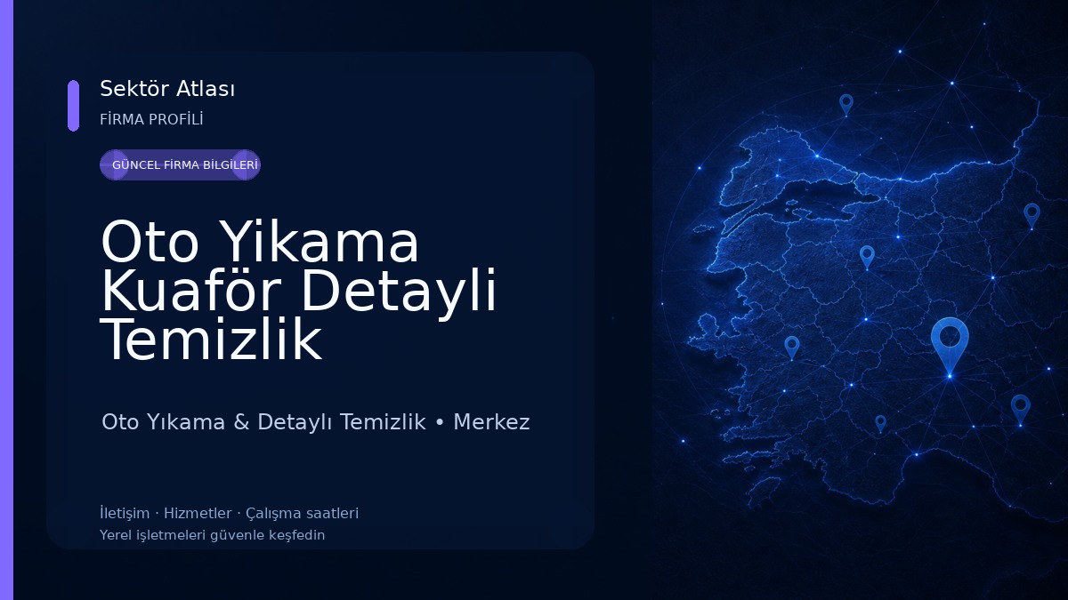 Oto Yikama Kuaför Detayli Temizlik Oto Yıkama & Detaylı Temizlik