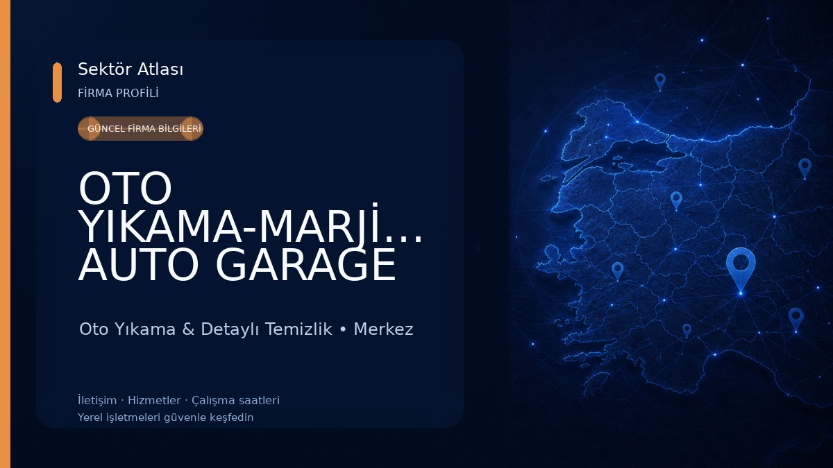 OTO YIKAMA-MARJİNAL AUTO GARAGE Oto Yıkama & Detaylı Temizlik