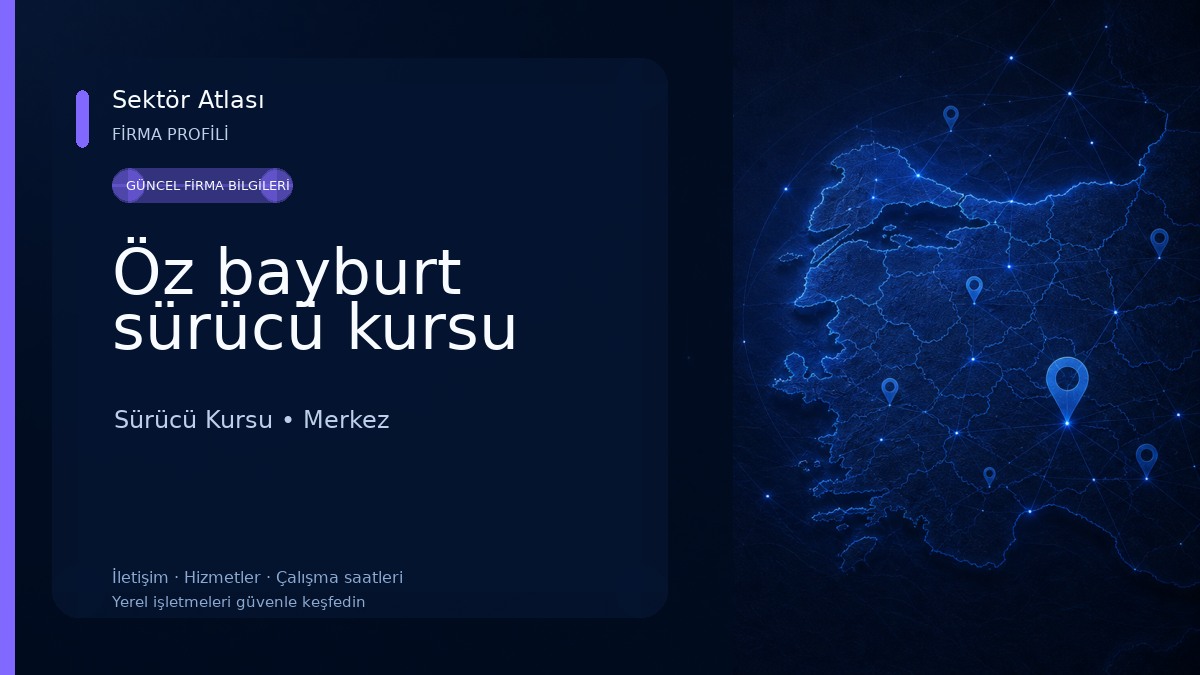 Öz bayburt sürücü kursu 