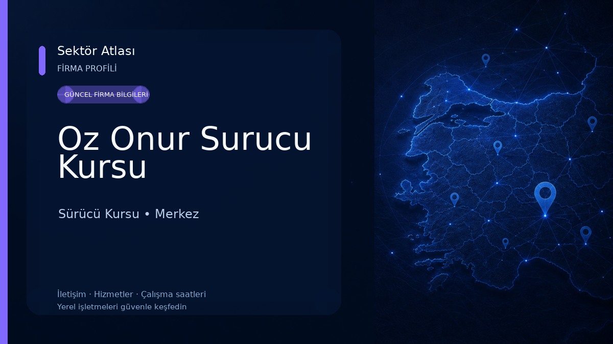 Oz Onur Surucu Kursu Sürücü Kursu