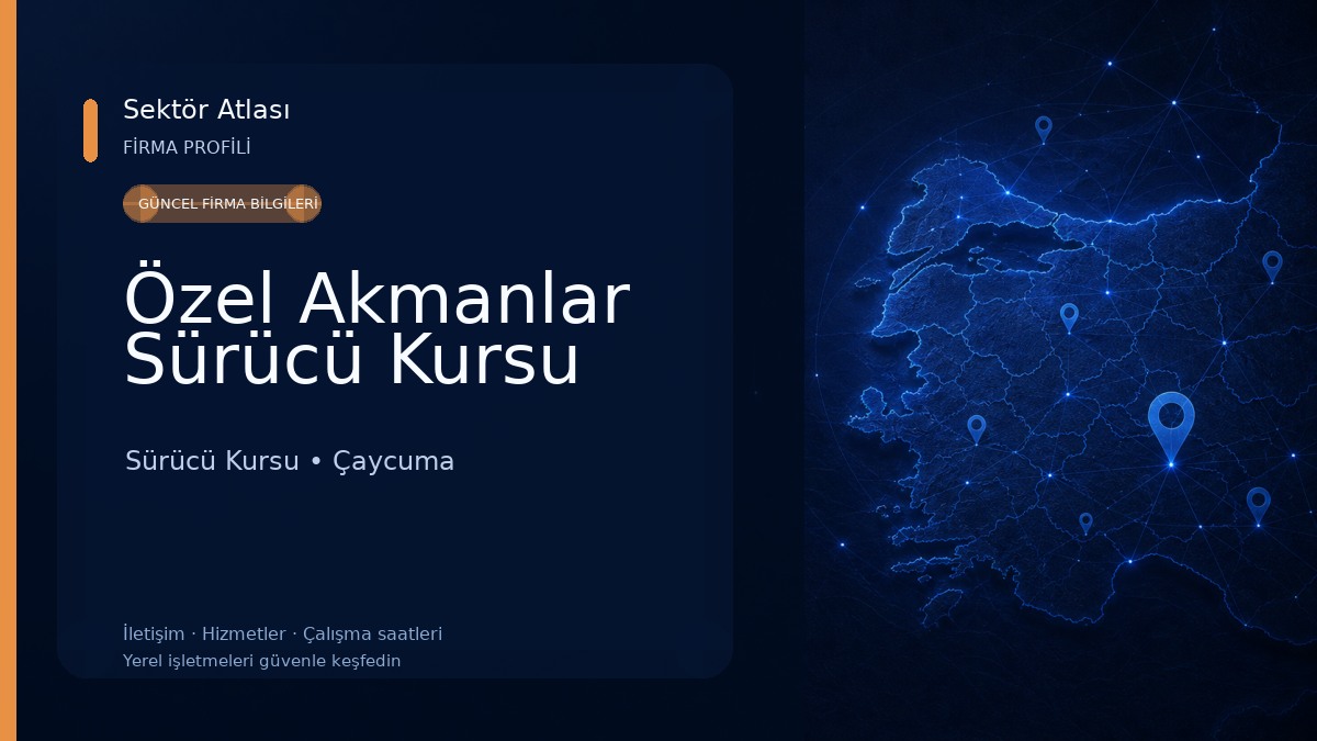 Özel Akmanlar Sürücü Kursu