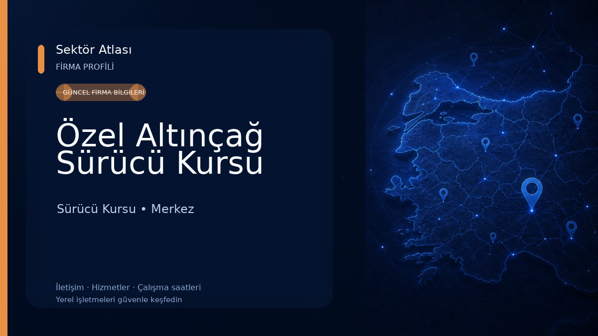 Özel Altınçağ Sürücü Kursu Sürücü Kursu