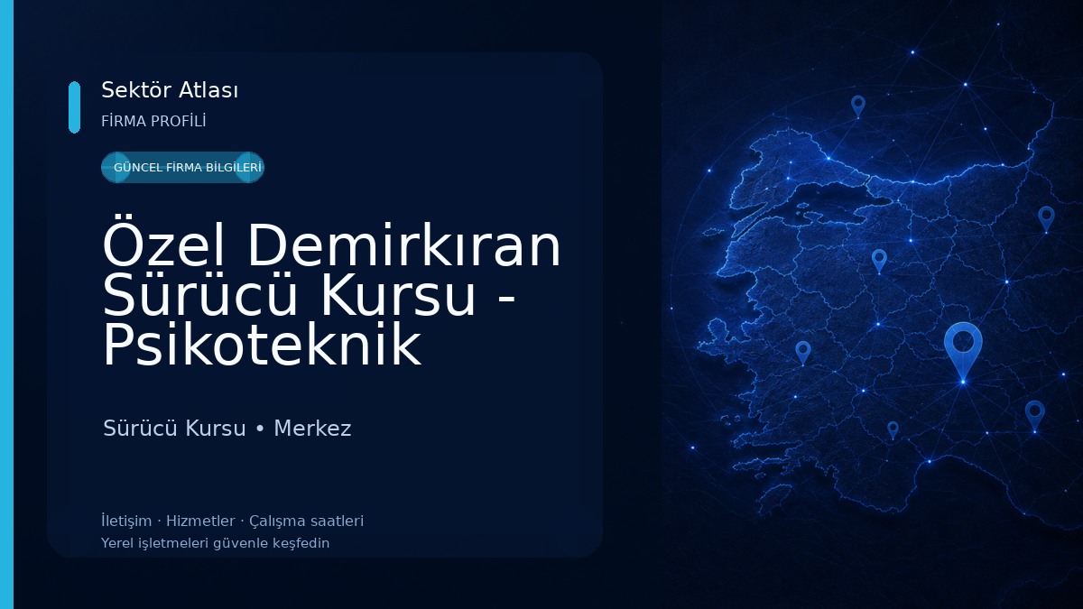 Özel Demirkıran Sürücü Kursu - Psikoteknik Merkezi Sürücü Kursu