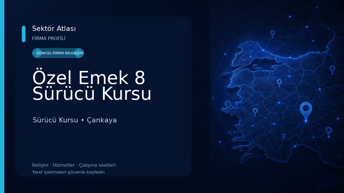 Özel Emek 8 Sürücü Kursu Sürücü Kursu