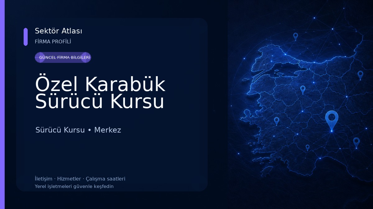 Özel Karabük Sürücü Kursu Sürücü Kursu