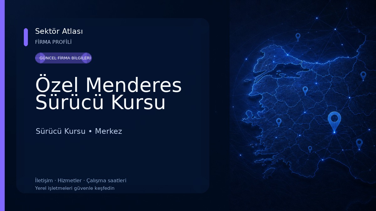 Özel Menderes Sürücü Kursu 