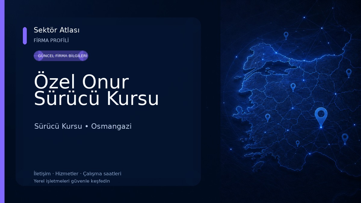 Özel Onur Sürücü Kursu Sürücü Kursu