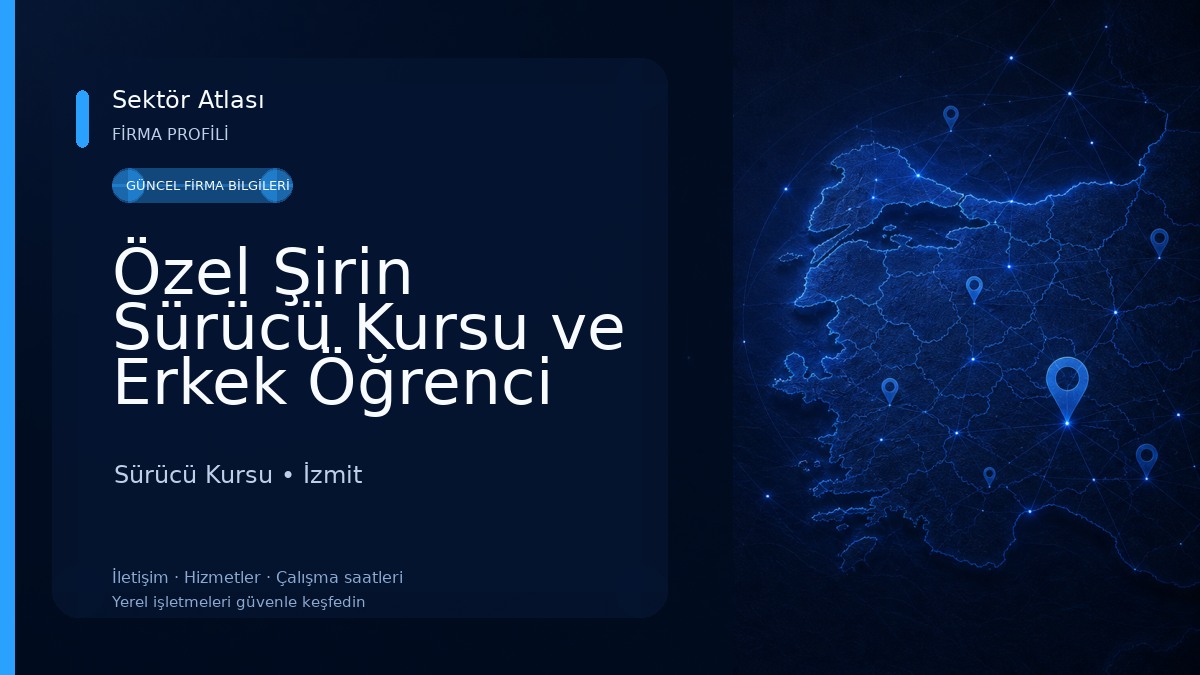 Özel Şirin Sürücü Kursu ve Erkek Öğrenci Yurdu