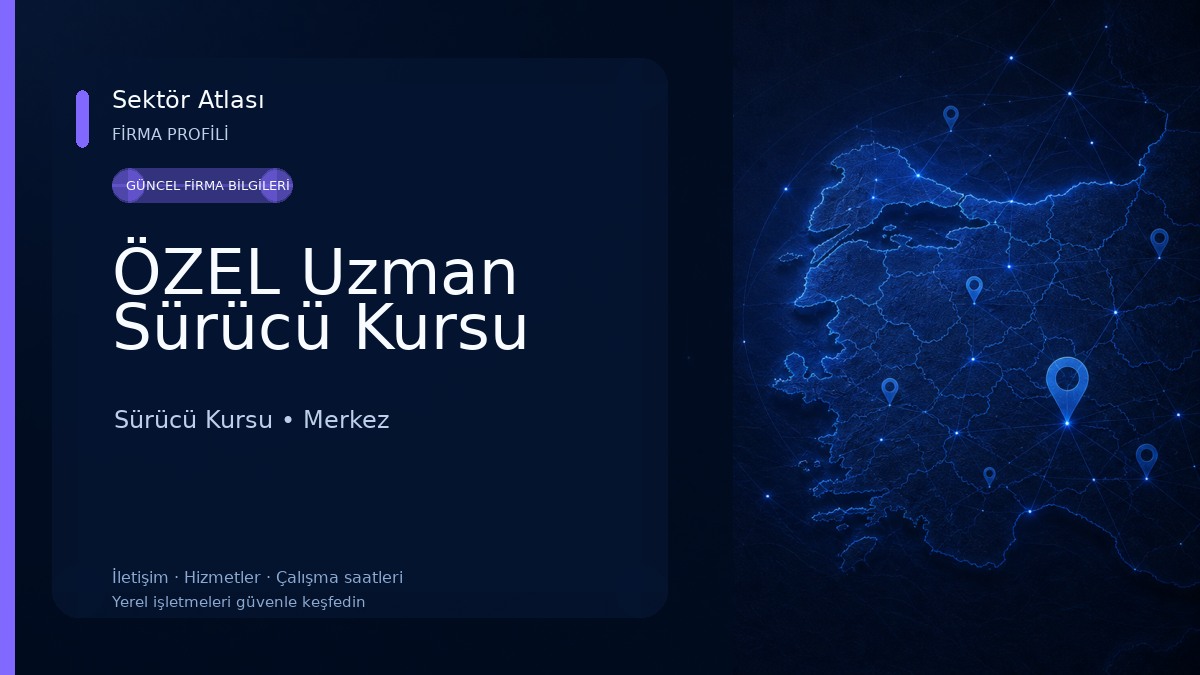 ÖZEL Uzman Sürücü Kursu Sürücü Kursu