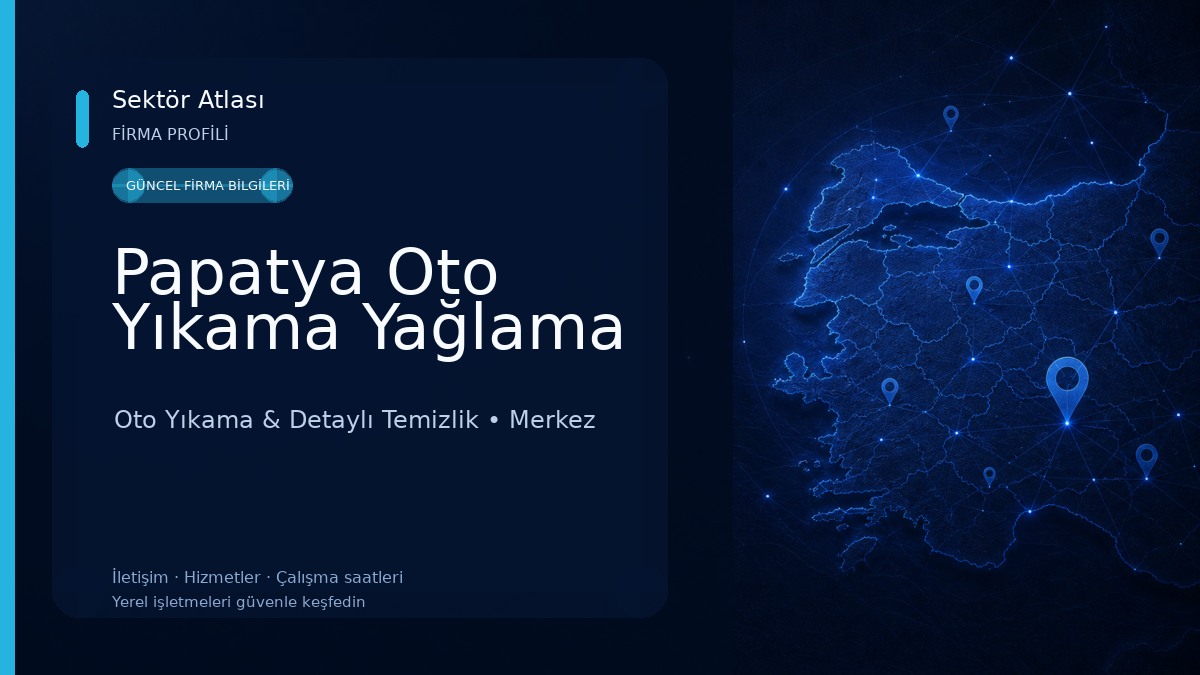 Papatya Oto Yıkama Yağlama Oto Yıkama & Detaylı Temizlik