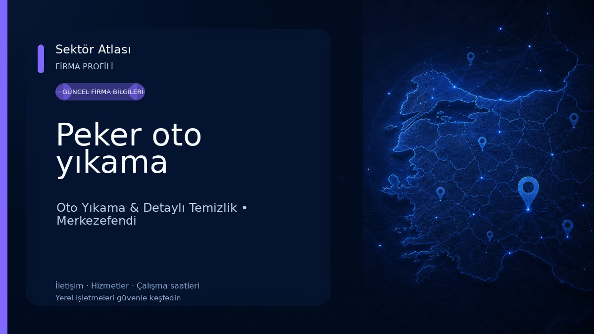 Peker oto yıkama Oto Yıkama & Detaylı Temizlik