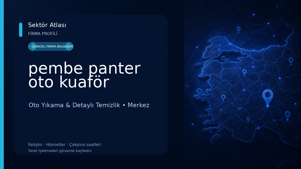 pembe panter oto kuaför Oto Yıkama & Detaylı Temizlik