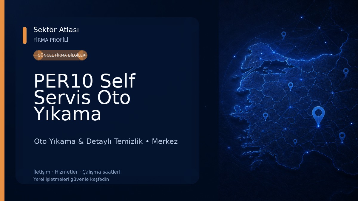 PER10 Self Servis Oto Yıkama Hizmetleri Oto Yıkama & Detaylı Temizlik