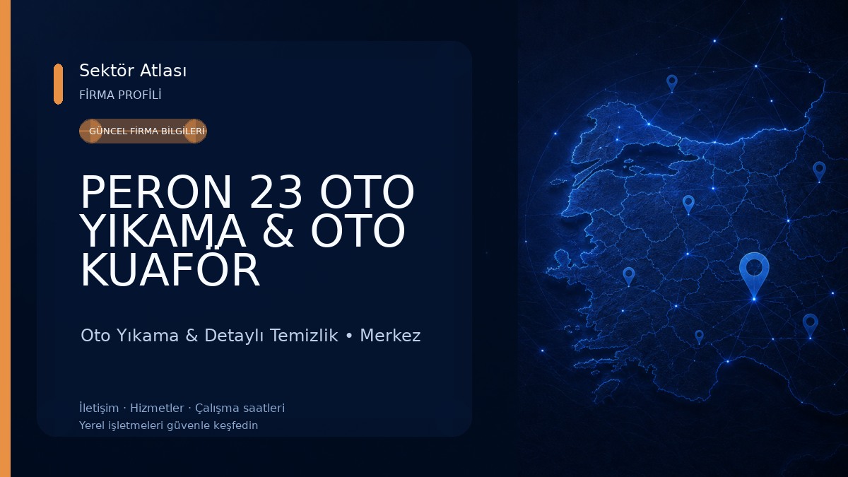 PERON 23 OTO YIKAMA & OTO KUAFÖR Oto Yıkama & Detaylı Temizlik