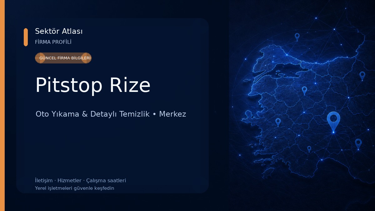 Pitstop Rize Oto Yıkama & Detaylı Temizlik