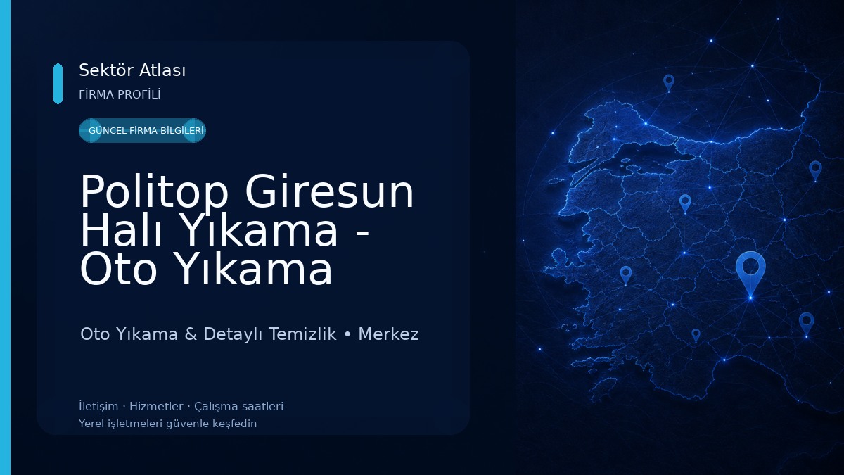 Politop Giresun Halı Yıkama - Oto Yıkama 