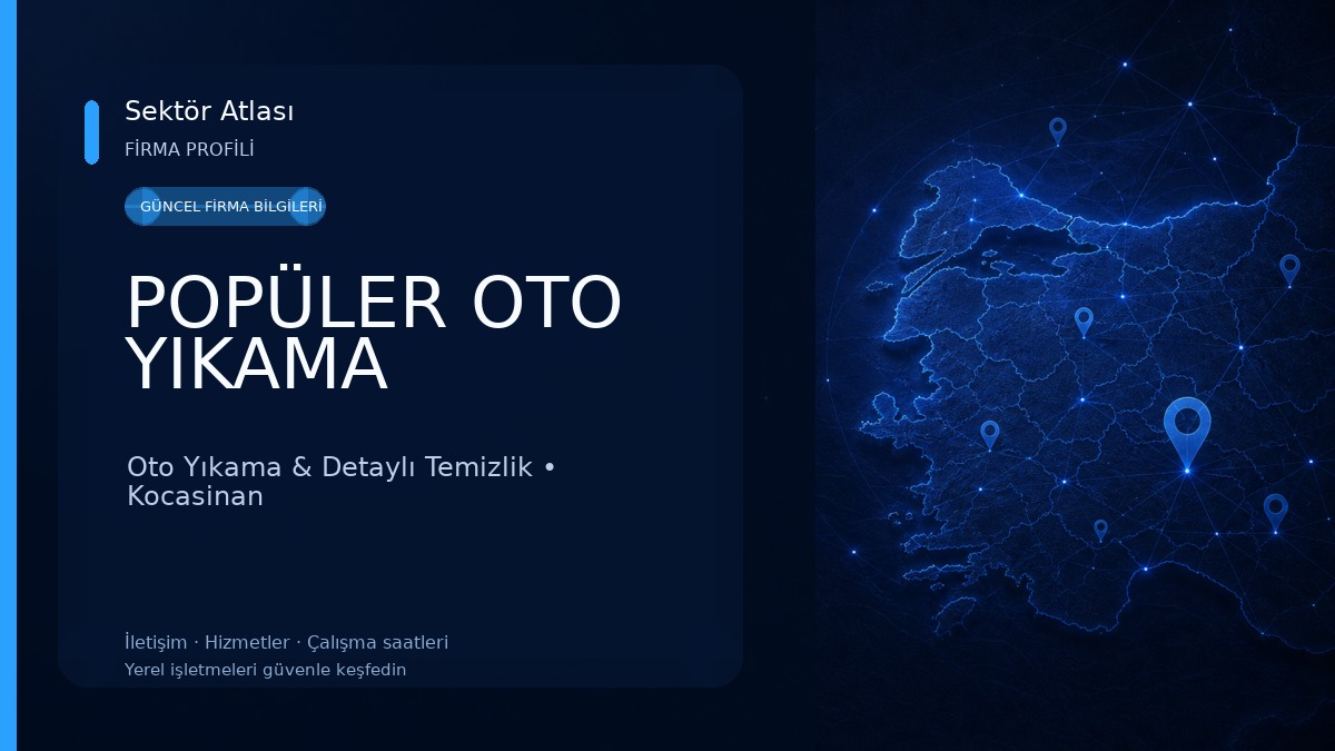 POPÜLER OTO YIKAMA Oto Yıkama & Detaylı Temizlik