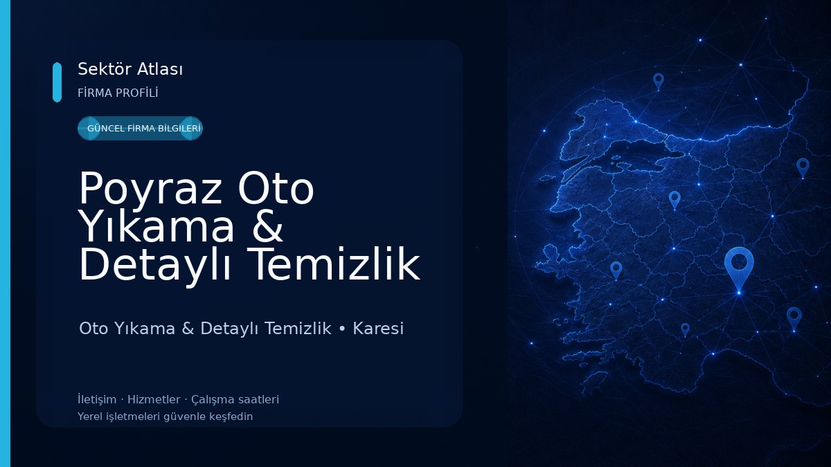 Poyraz Oto Yıkama & Detaylı Temizlik Oto Yıkama & Detaylı Temizlik