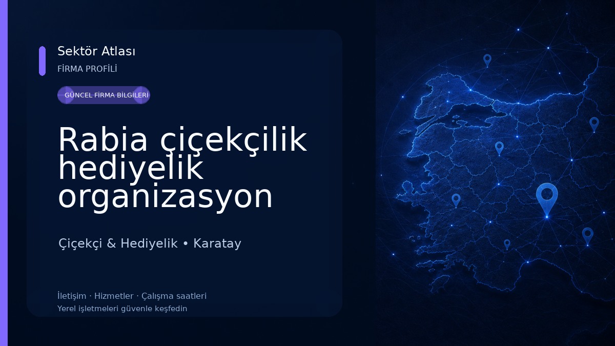 Rabia çiçekçilik hediyelik organizasyon Çiçekçi & Hediyelik