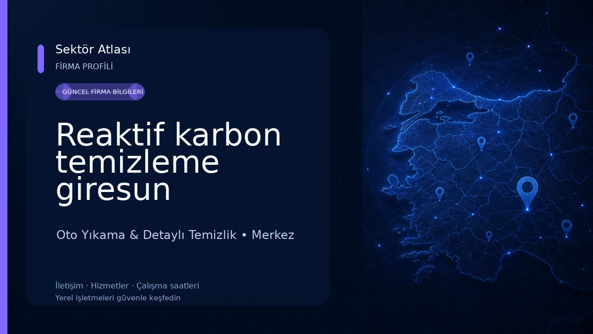 Reaktif karbon temizleme giresun Oto Yıkama & Detaylı Temizlik