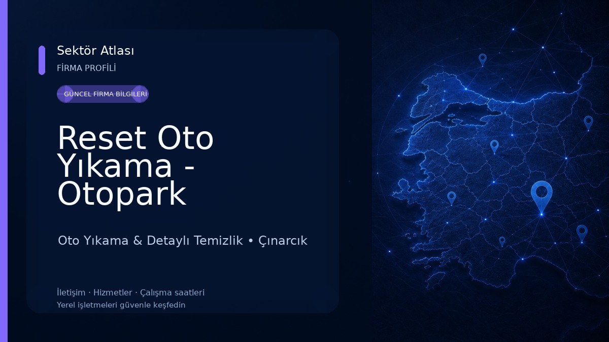 Reset Oto Yıkama - Otopark Oto Yıkama & Detaylı Temizlik