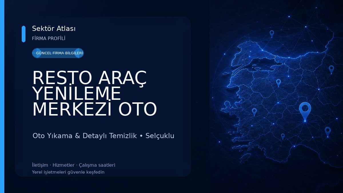 RESTO ARAÇ YENİLEME MERKEZİ OTO YIKAMA & CAM FİLMİ