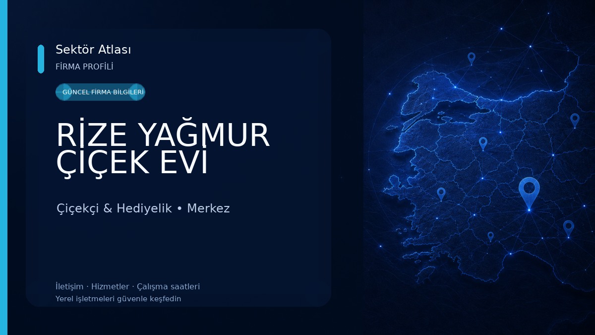 RİZE YAĞMUR ÇİÇEK EVİ