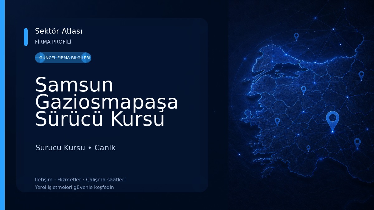 Samsun Gaziosmapaşa Sürücü Kursu Sürücü Kursu