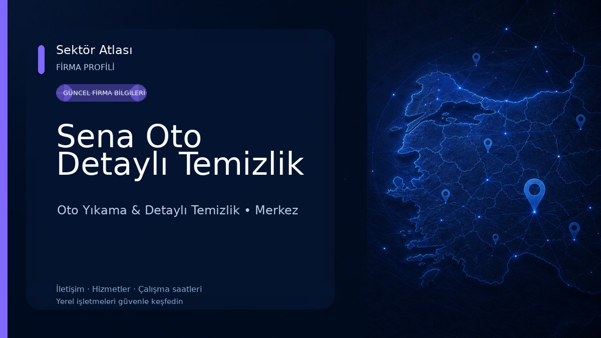 Sena Oto Detaylı Temizlik Oto Yıkama & Detaylı Temizlik