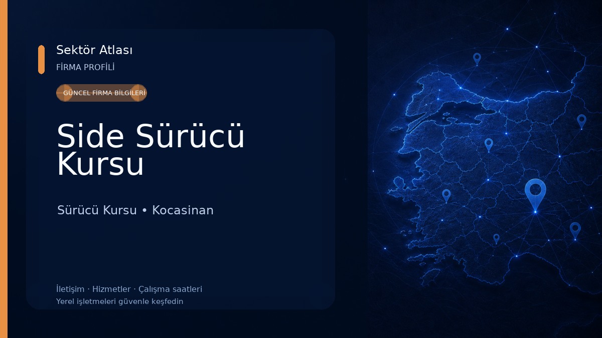 Side Sürücü Kursu Sürücü Kursu