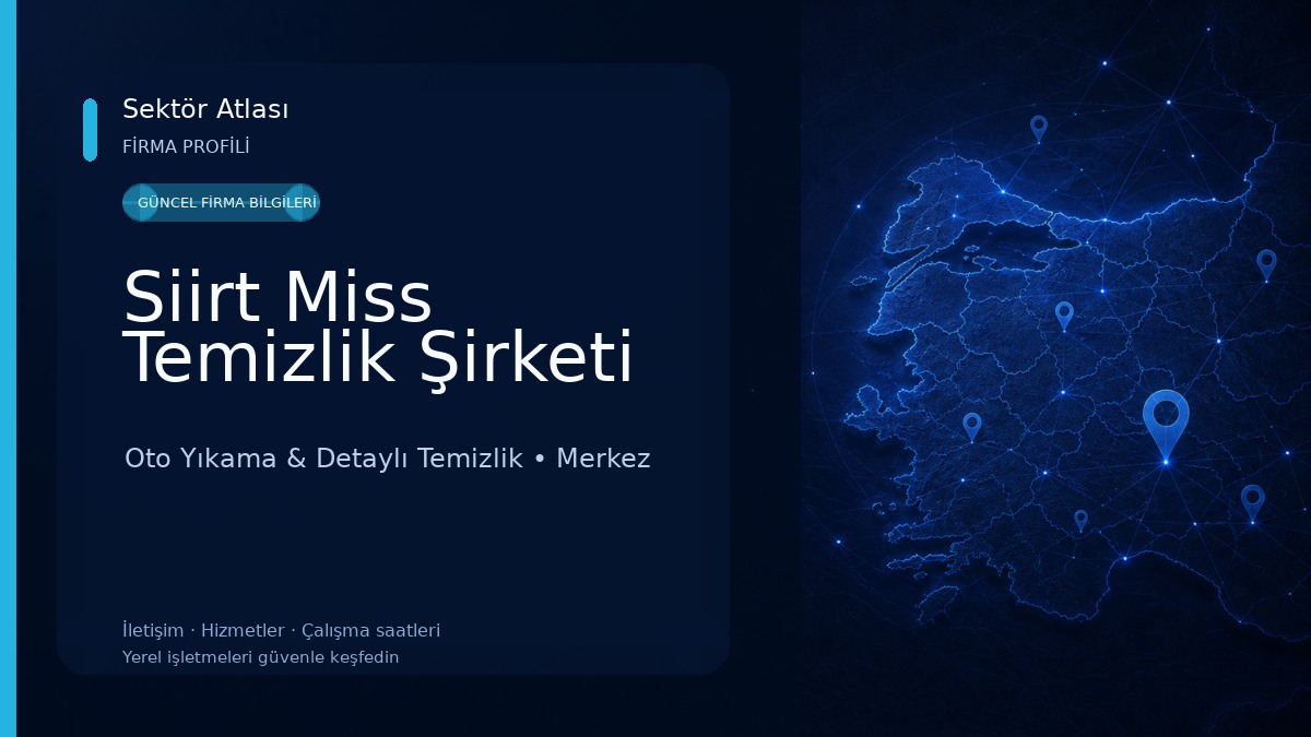 Siirt Miss Temizlik Şirketi Oto Yıkama & Detaylı Temizlik