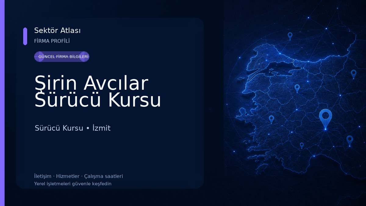 Şirin Avcılar Sürücü Kursu Sürücü Kursu